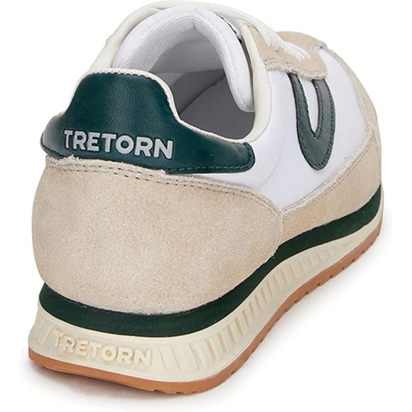 Tretorn Women’s Rawlins Sneaker Suede Leather Lightweight Rawlins 2.0 GReen/Gray - Picture 4 of 9